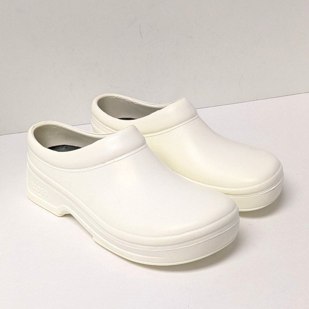Klogs Springfield Work Clogs, White, Women's 8 M